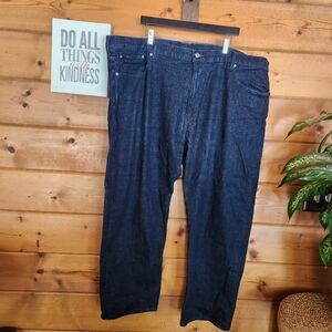 Polo Ralph Lauren The Prospect Straight Leg Blue Jeans Dark Wash Plus Sz 50 X30"